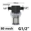 1/2 3/4 1 1.2 1.5 2 Inch Thread Tube Filter 80 120 200 Mesh Filter Joint Garden Hose Connector Aquarium Pump Metal Net Str
