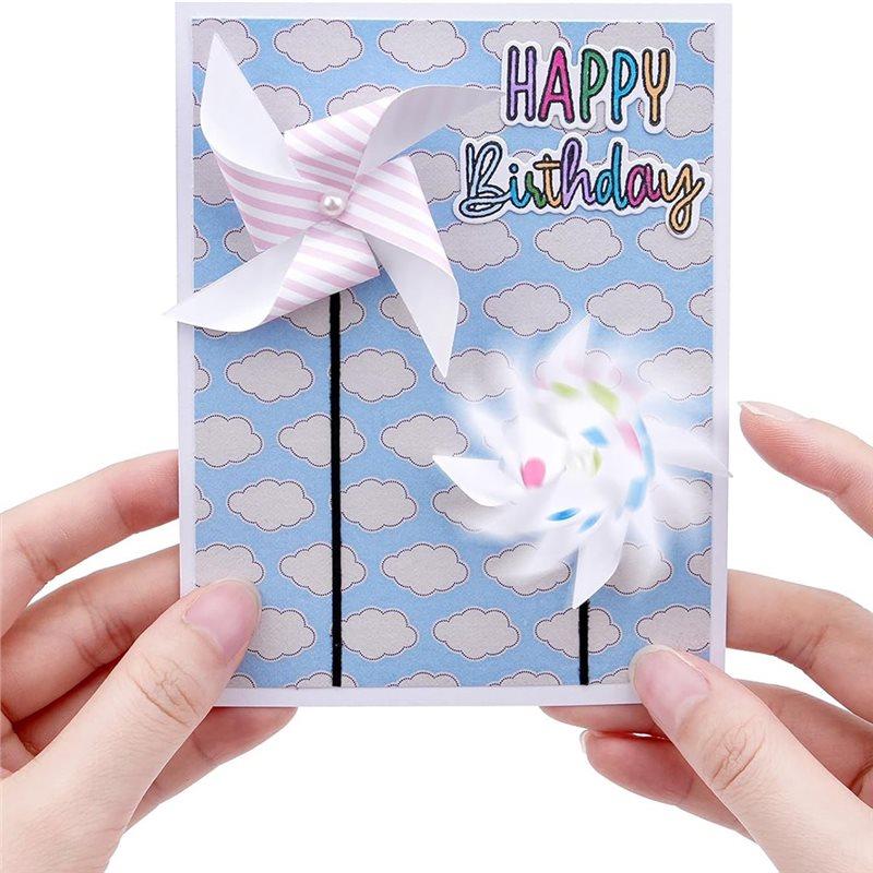SHGO-Glatte Drehung 360° Rotation Mini Metall Drehlager(50 Stück) Für DIY Handgemachte Bastelarbeiten Papierkarten Scrapbooking-Karten
