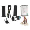 24V 800W Bike Controller With Square Screen Digital Display Throttle Grip Kit for Electric Tricycles
