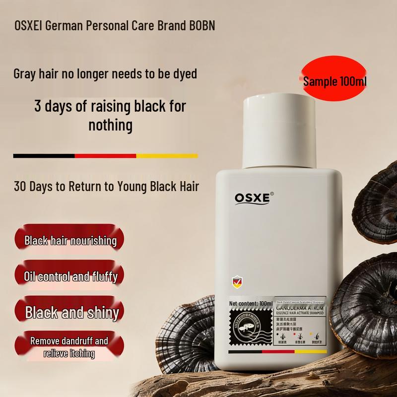 OSXE Black Ganoderma Essence Revitalizing Shampoo