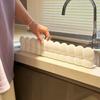 Kitchen Sink Water Barrier Silicone Ring Washbasin Laundry Sink Bathroom Edge Water Strip Anti-Splash Barrier
