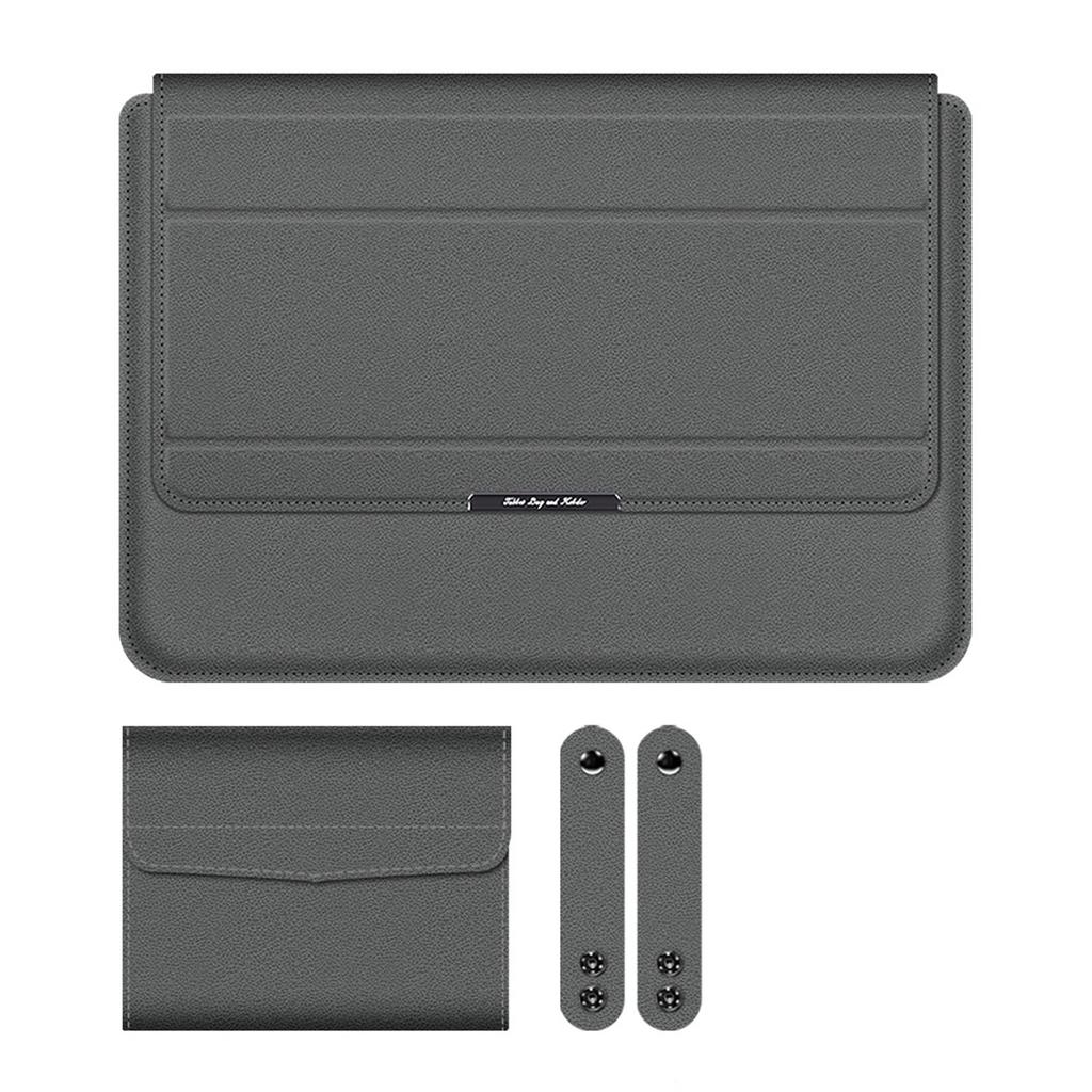 13/14 Inch 3 In1 Laptop Sleeve Case Waterproof PVC Foldable Stand Wrist Rest Protective Notebook