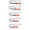 Non-slip Fish Scale Scraper Stainless Steel Fish Fillet Cutting Knife Rubber Handle Multifunctional Fishing Knife Fishing Tool Fishing Gear