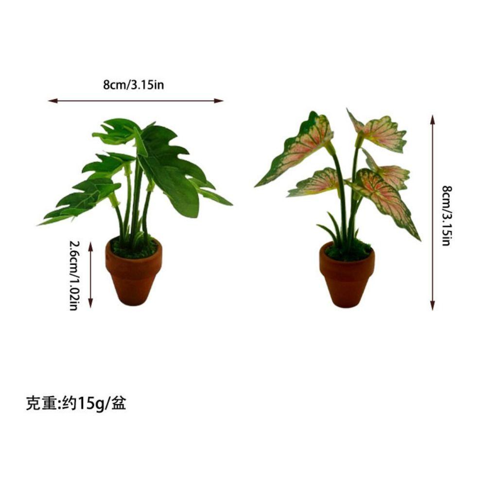 1:12 Dollhouse Miniature Plant Miniature Dollhouse Decorations