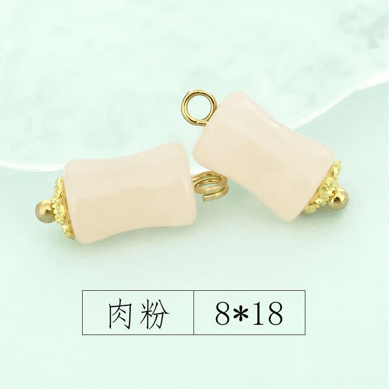 New Chinese Imitation Jade Glass Bracelet Pendant Jewelry Clothing Jewelry Hanfu Song Jin Diy Handmade Accessories Pendant