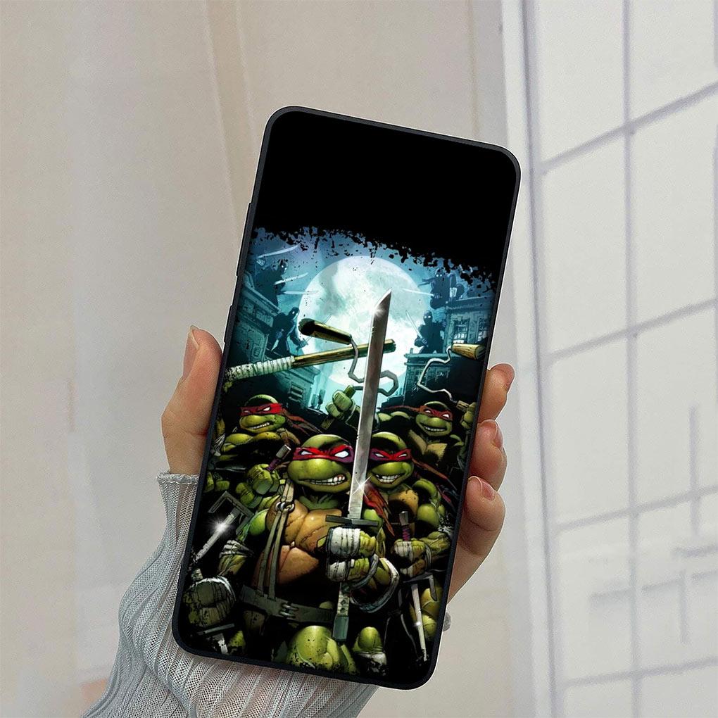 Anime N-Ninjas Cartoon T-Turtles Phone Cover Casing for Samsung Galaxy S23 S22 S21 S20 Fe Ultra S8 Plus M21 + Soft TPU Case