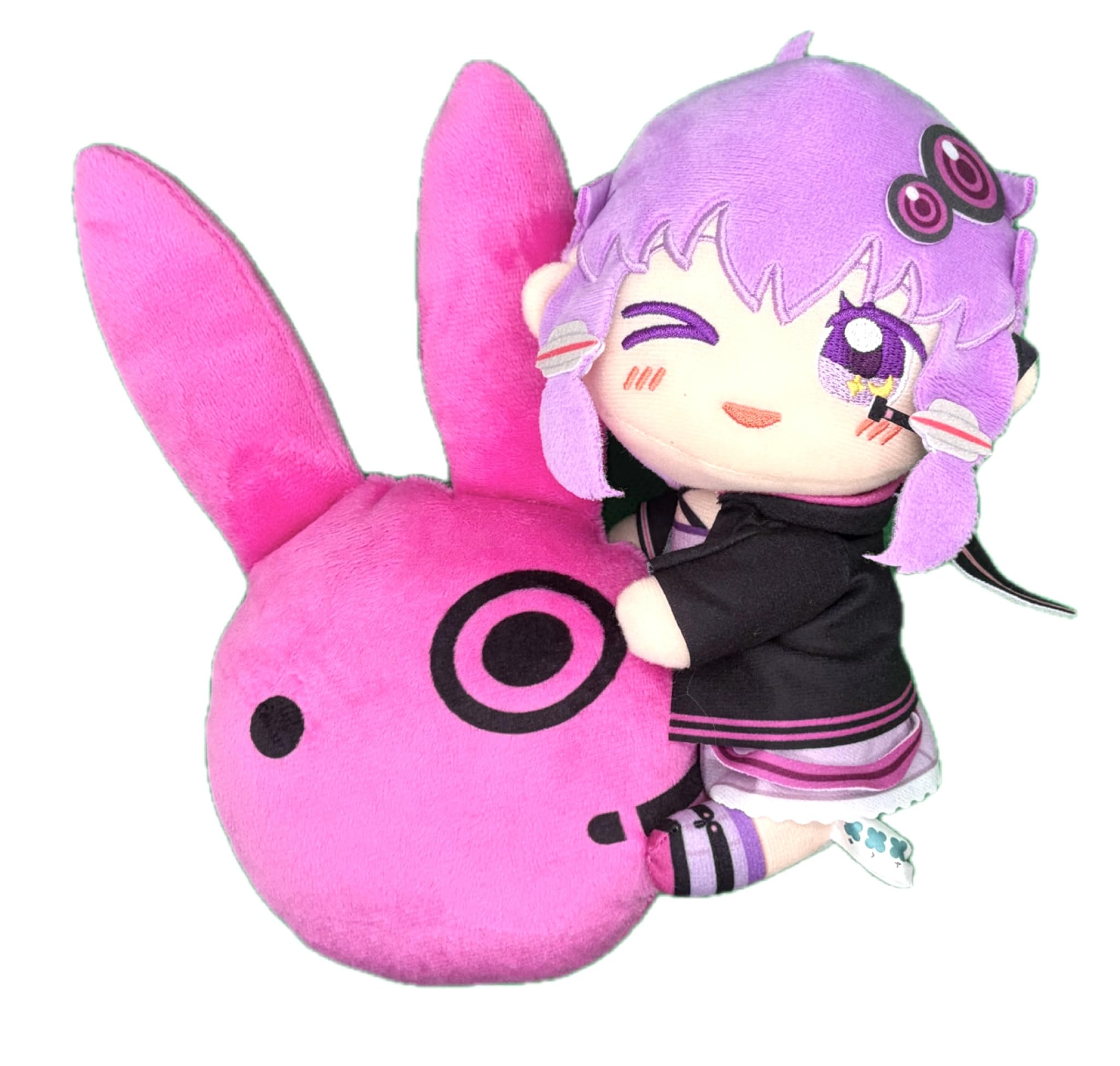 Yuzuki Yukari & Kizuna Akari Huggable Plush Toy, Approx. 20cm (Yuzuki Yukari)