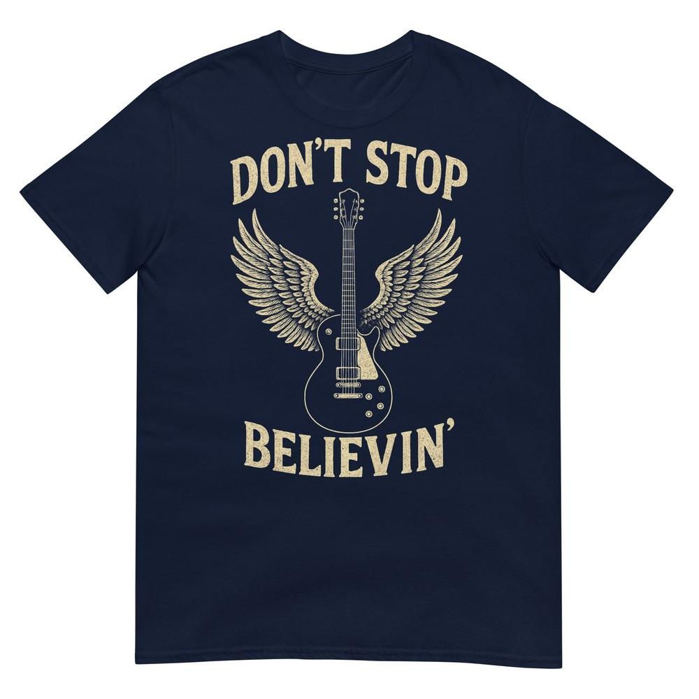 DonT Stop Believing 80s 90s Classic Rock Graphic TShirt S