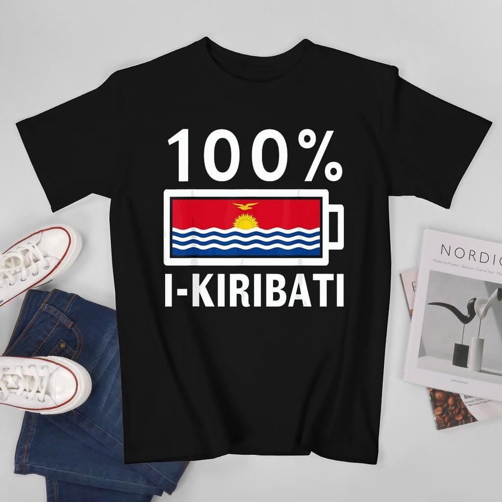 Unisex Tshirt Kiribati Flag Cool Fans T Shirt Unisexs Tee 100 Cotton Xs5xl Oneck Tshirt Fashion Short Sleeve