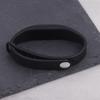 Adjustable Pure Black Silicone Rfid Wristband 125Khz/13.56Mhz 14443A Ic Chip Waterproof Wristband Bracelet