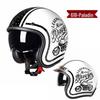 Retro Eagle Head Three-Quarter Motorcycle Helmet