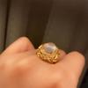 Adjustable Ring with Hidden Box DIY Retro Style Ring Elegant Women Open Ring Anniversity