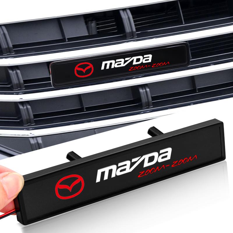 Nálepka na přední masku auta Odznak Znak na mřížku hlavy LED světelný znak Pro 3 bk 6 gg 2 CX3 CX5 CX7 CX9 CX30 Demio Bt50 323 RX8 2 Mazda 3 Mazda 6 CX-5 CX5