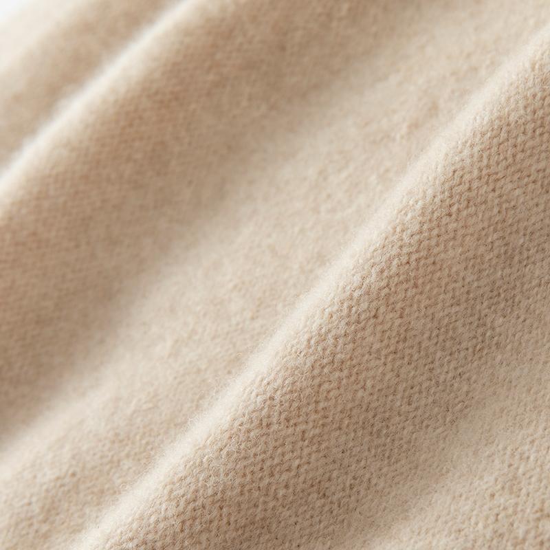 Women's Cashmere Hat Qinghe Cashmere 30% Cashmere 70% Wool Women's Autumn and Winter Cashmere Headscarf Soft and Warm
