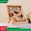 Kreativer Holzlandschafts-Kalender Schreibtisch-Display - Heimdekoration, Verschiedene Stile, DIY-Unterstützung