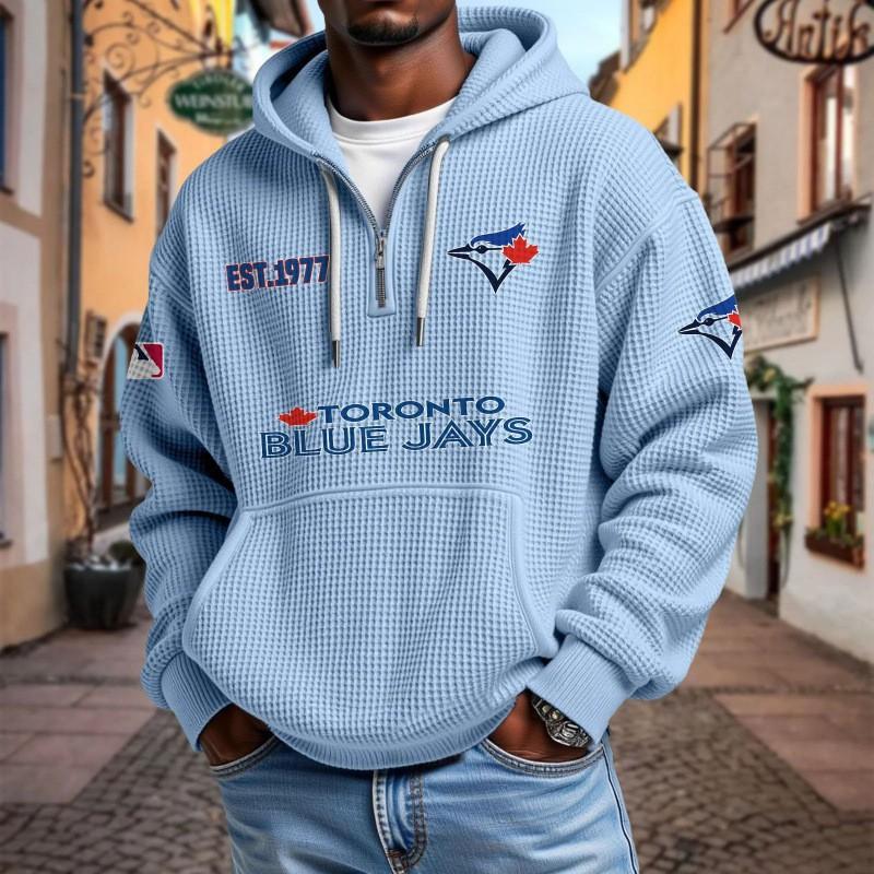 Mens Zip-Up Hoodie NFL Collection Streetwear Loose Fit Casual Sweatshirt Fall