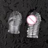 Penis Sleeve Male Masturbator Delay Lasting Glans Trainer Portable Stimulator Penis Massager Soft Adult games sex Erection Toys