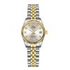 Women's Watch Quartz Analog Waterproof Silver Dial Diamonds Stainless Steel Business Stylish Simple Cute Gift