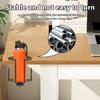 2Pcs Desk Cup Holder Table Universal Adjustable Pgraded Arm Clamp Nonslip Storage Rack Clip on Coffee Bottles