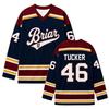 Bărbați Femei Briar University Hockey Jersey Graham 44 22 DI LAURENTIS 66 Tucker46 Tricou cu mânecă lungă Tricou Femei