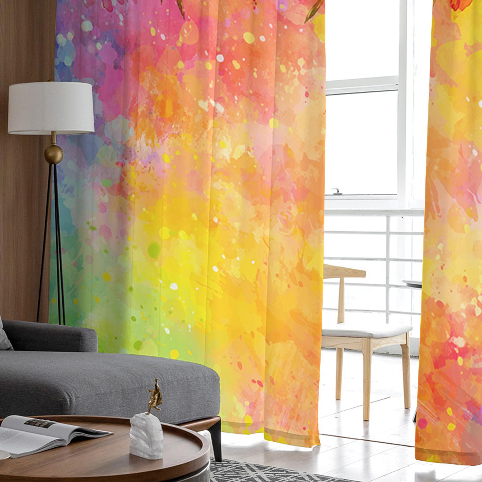 Молодежные прозрачные шторы для спальни — фото 5