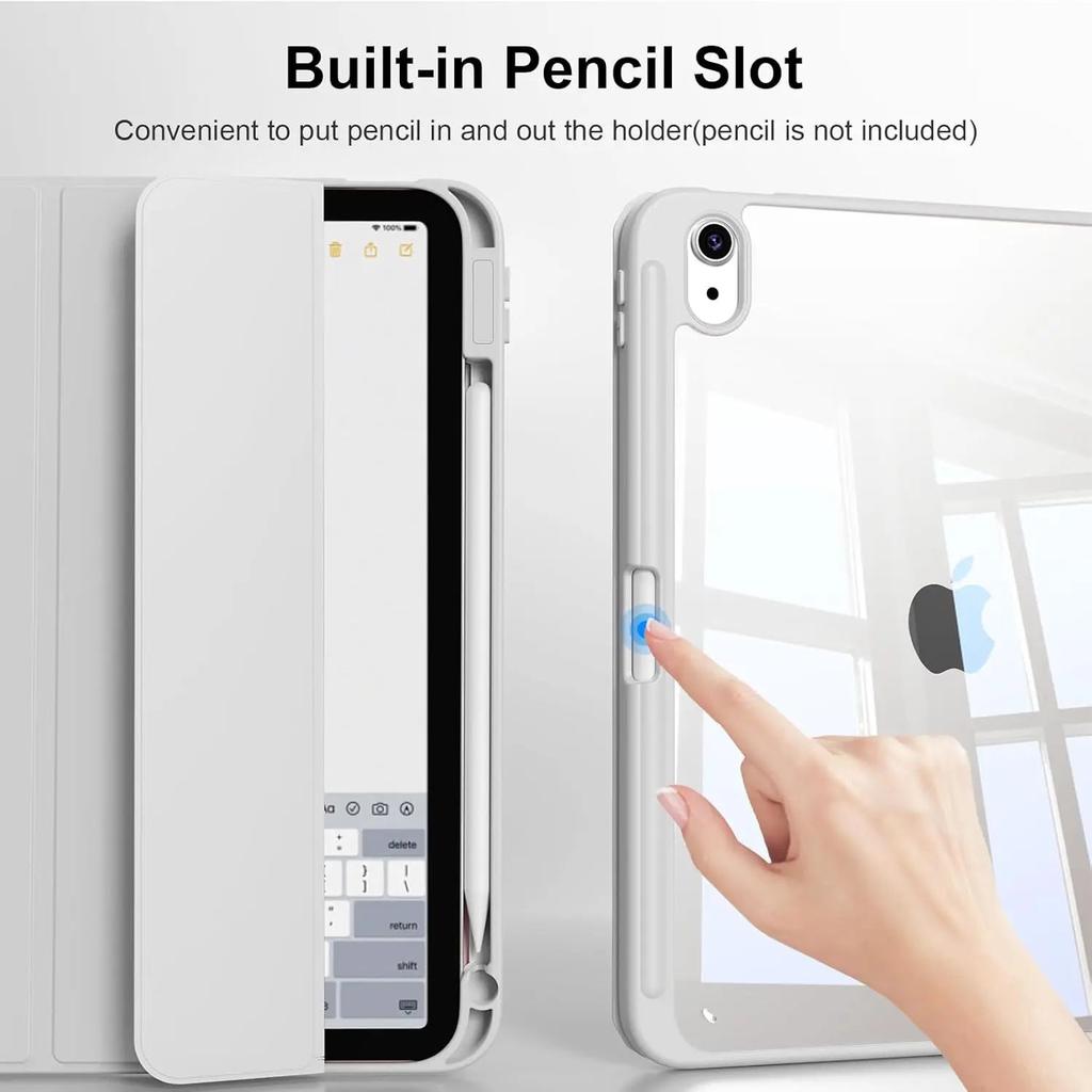 Acrylic HD Case for IPad Pro M5 A16 10 11 Th Gen 9 8 7 Th 10.2 12.9 " Air 11 13 M3 M2 M4 Mini 7 6 5 4 Shockproof Tablet Cover