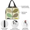 Orla Kiely Print Portable Lunch Tote Bag Waterproof Reusable Durable Insulated Lunch Boxes for Men Women Work Picnic Travel