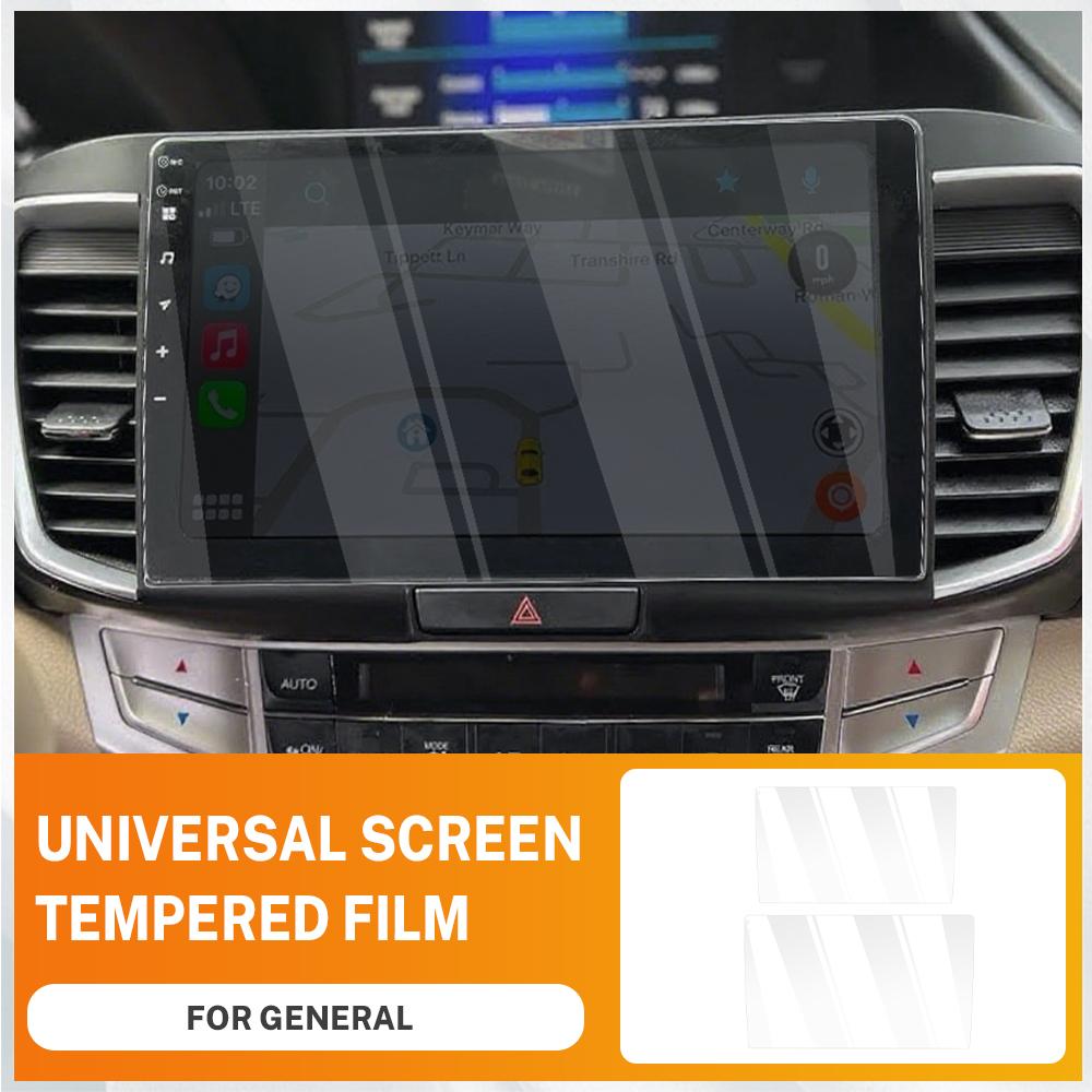 HD Tempered Glass Screen Protector for Universal 9-10.1 Inch Car Dashboard Display