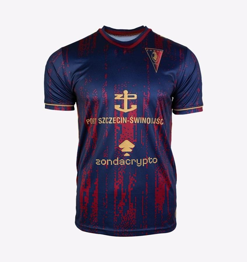 

Soccer Jersey Navy/Red with Gold Accents Breathable Sports Tshirt Soccer Jersey 3d Prints Jersey 4XL