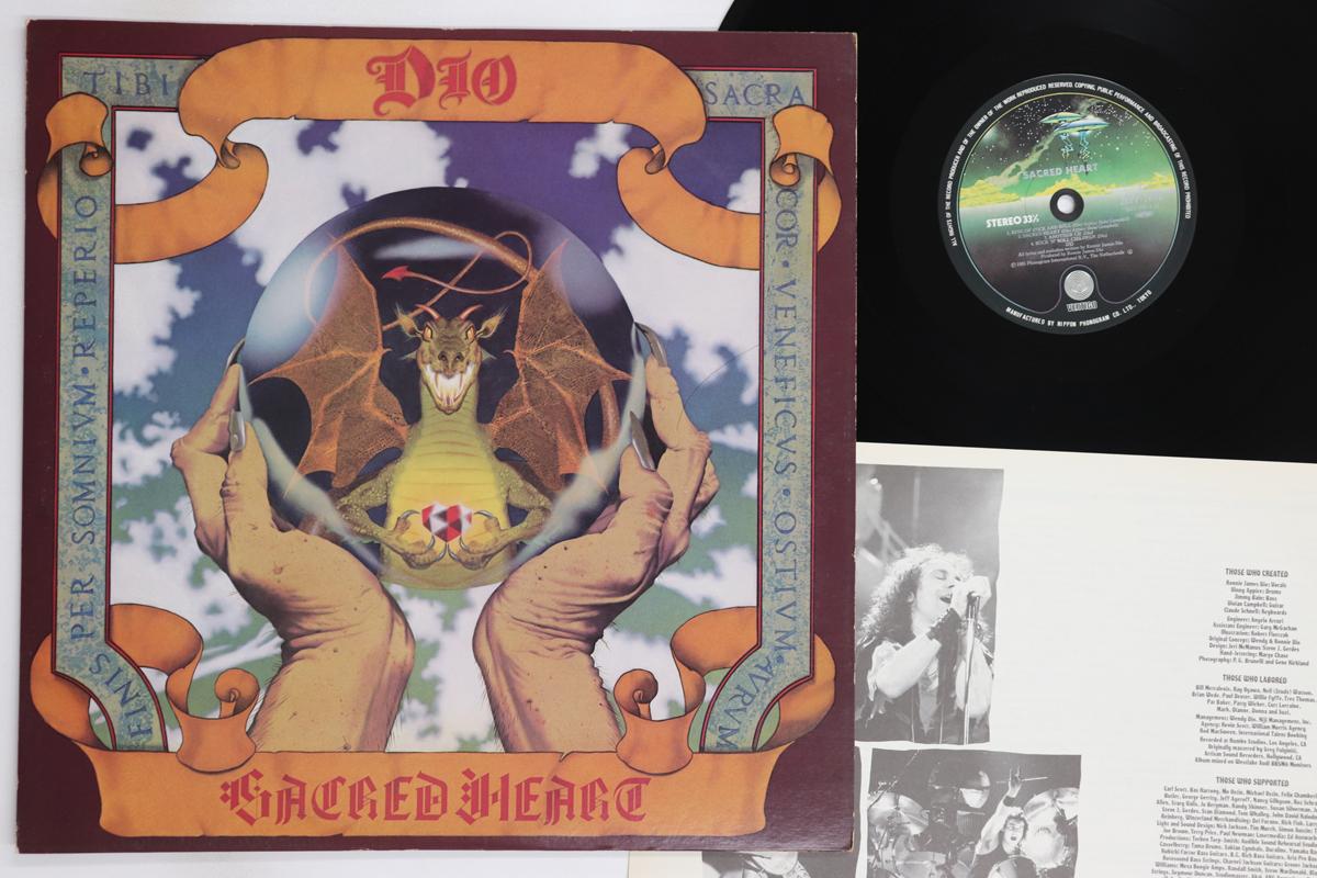 

LP Record DIO - Sacred Heart 28PP1008 VERTIGO 1985 Japan Metal Used