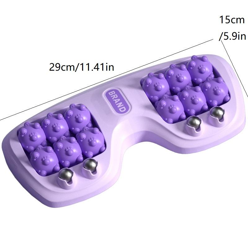 Acupressure Foot Massage Roller, Trigger Point Relaxation Tool for Plantar Fasciitis & Heel Pain Relief, Portable Roller