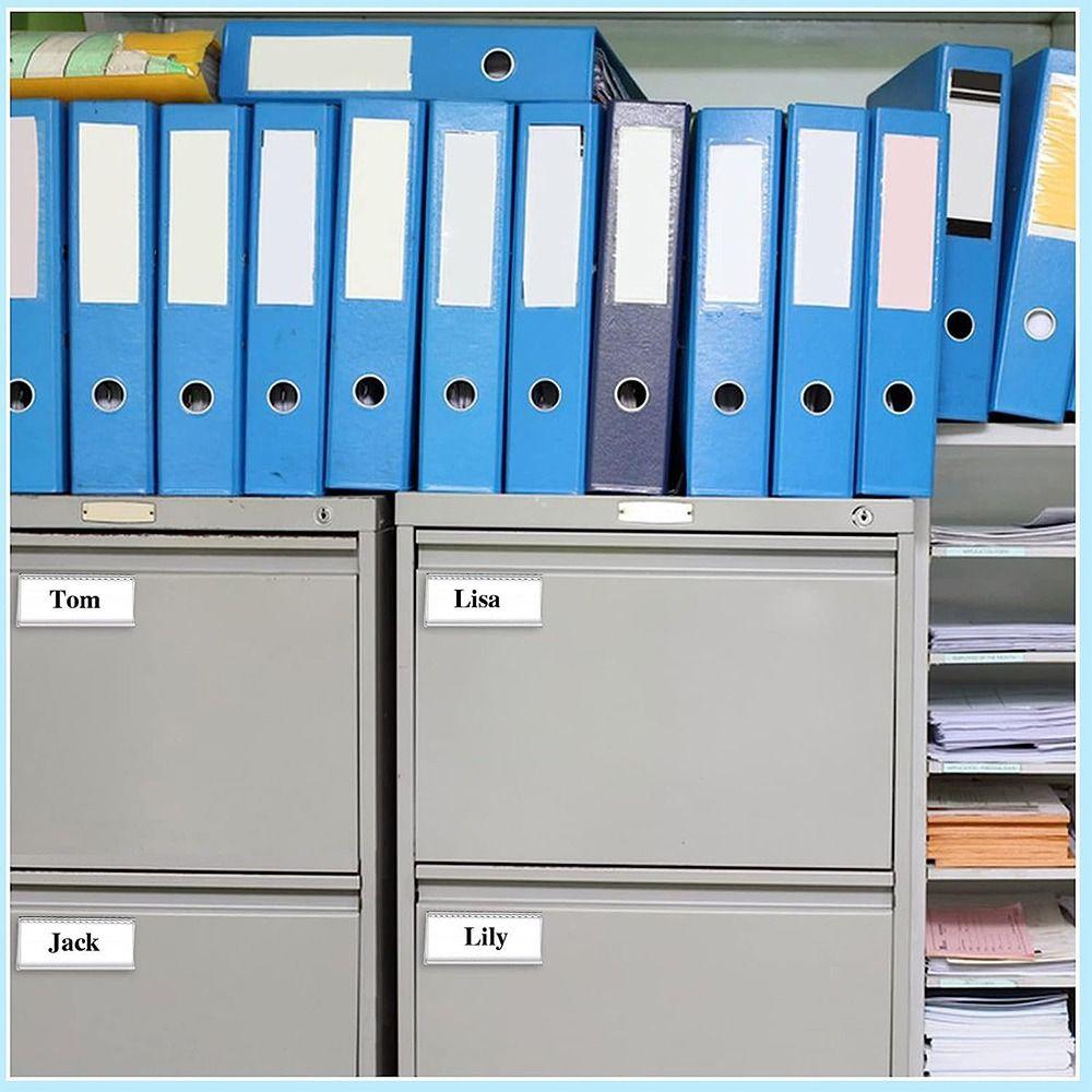 10pcs PVC Material Self-adhesive Shelf Label Transparent Classification Label  Retail Display