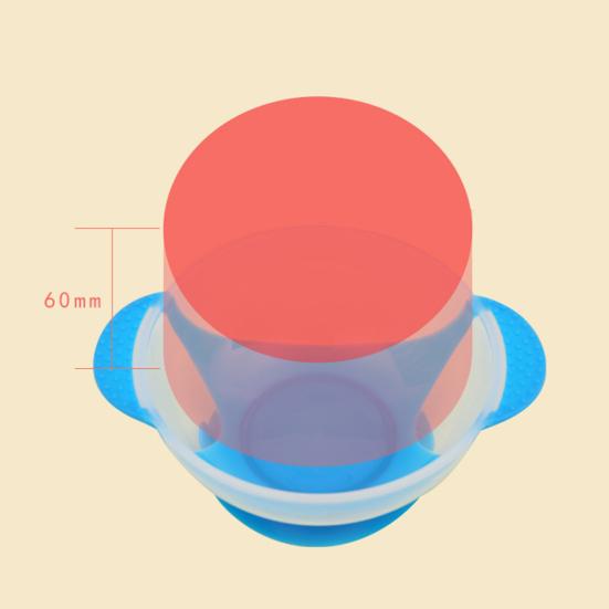 Copii pentru antrenament pentru hrănire, castron pentru cină, set de veselă cu ventuză