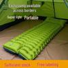 Portable Single Person Inflatable Camping Mat - Moisture-Proof & Thickened for Outdoor Use