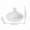 TPU Nozzle with Circular Base Flexible Inflatable Translucent