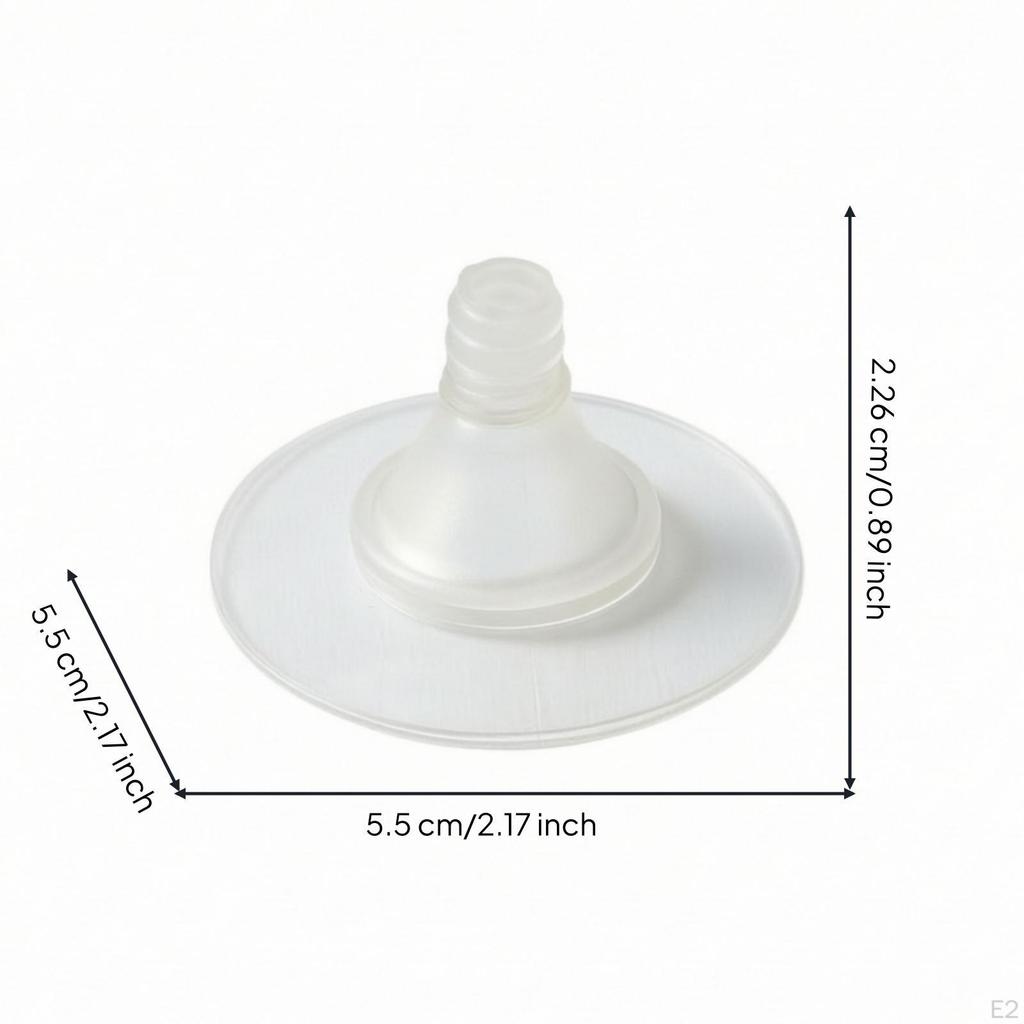 TPU Nozzle with Circular Base Flexible Inflatable Translucent