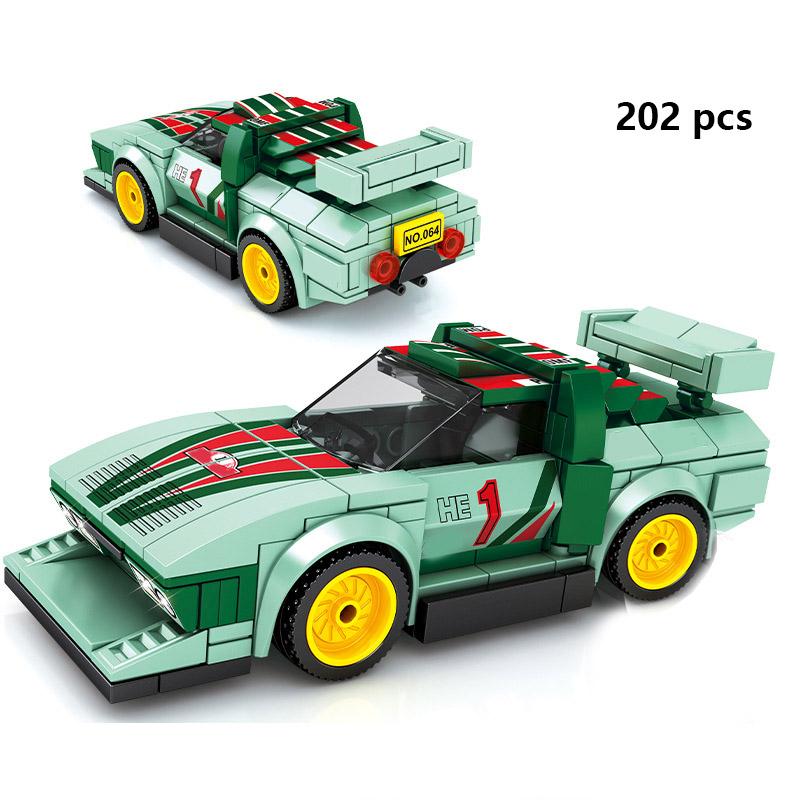 For Technical City Speed Champions Sports Car Racing Car Super Racers Figures Building Blocks Bricks Garage Toys Gifts Friends