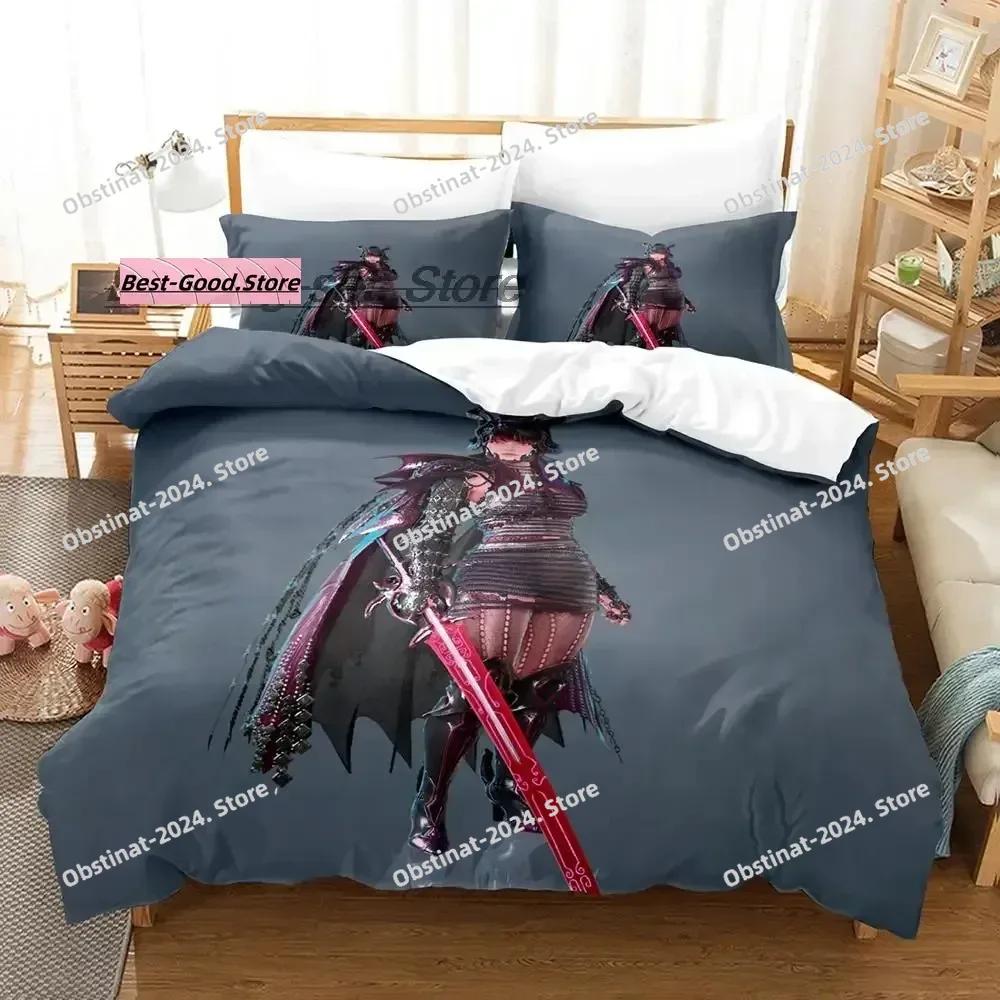 Game Black Desert Beding Set Single Twin Ful Quen King-Sized Dimensionsd Dimensions Bed Linen Set Aldult Kid Bedrom Duvetcover Sets Anime Bed Shet Set