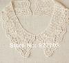 1pcs Pretty Flower Neck Neckline Cotton Collar Lace Trim Lady Dress Decoration