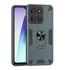 KEYSION Shockproof Armor Case for Motorola Edge 60 Pro 5G Silicone+PC Metal Ring Stand Phone Back Cover for Edge 60 S 60 Fusion