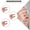 8 Pcs/Set Ring Size Adjuster Mat Transparent Invisible Non-irritation Reusable Soft Anti-slip Different Sizes Ring Size Reducer Mat Ring Guard