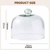Cake Dome Transparent Serving Cover Lid Display Cloche for Food Fruit Buffet Pastry Dish