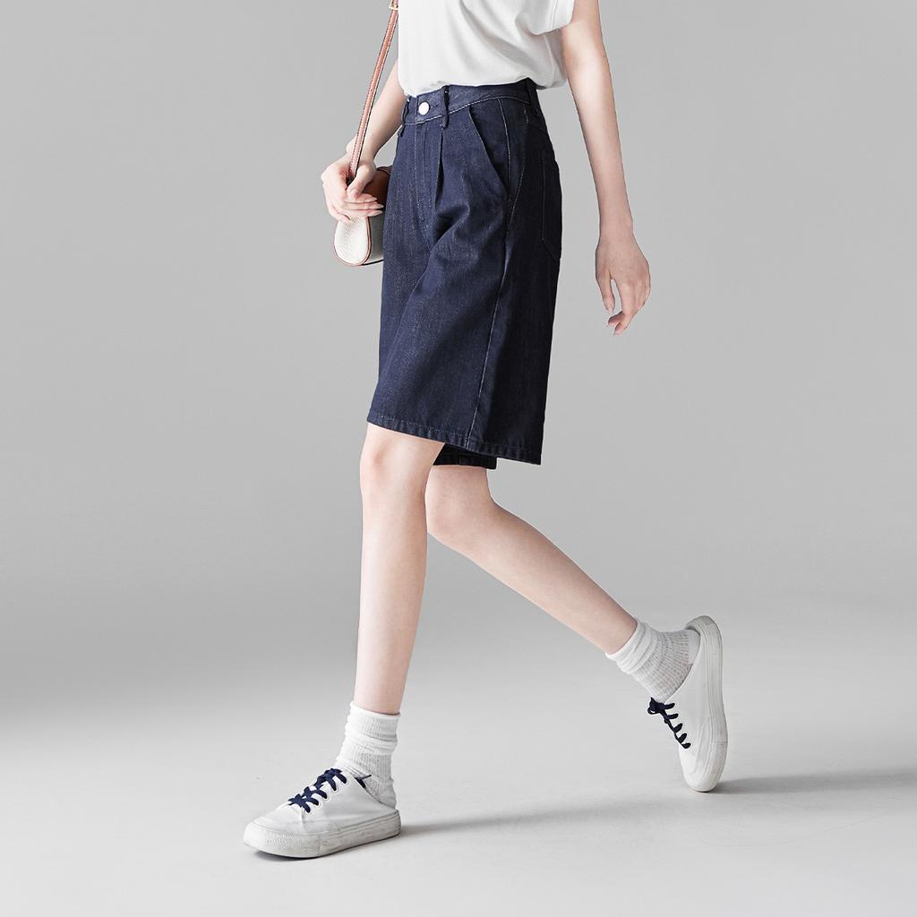 High Waisted Denim Shorts