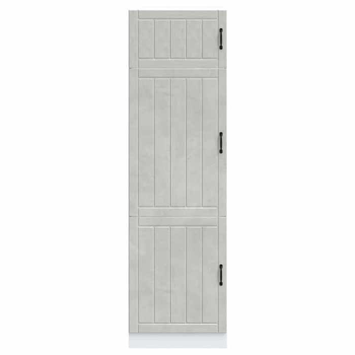 VidaXL Kitchen Cabinet Lucca Concrete Grey Engineered Wood, Tall Kitchen Cabinet, Freestanding Kitchen Cabinet, 853871