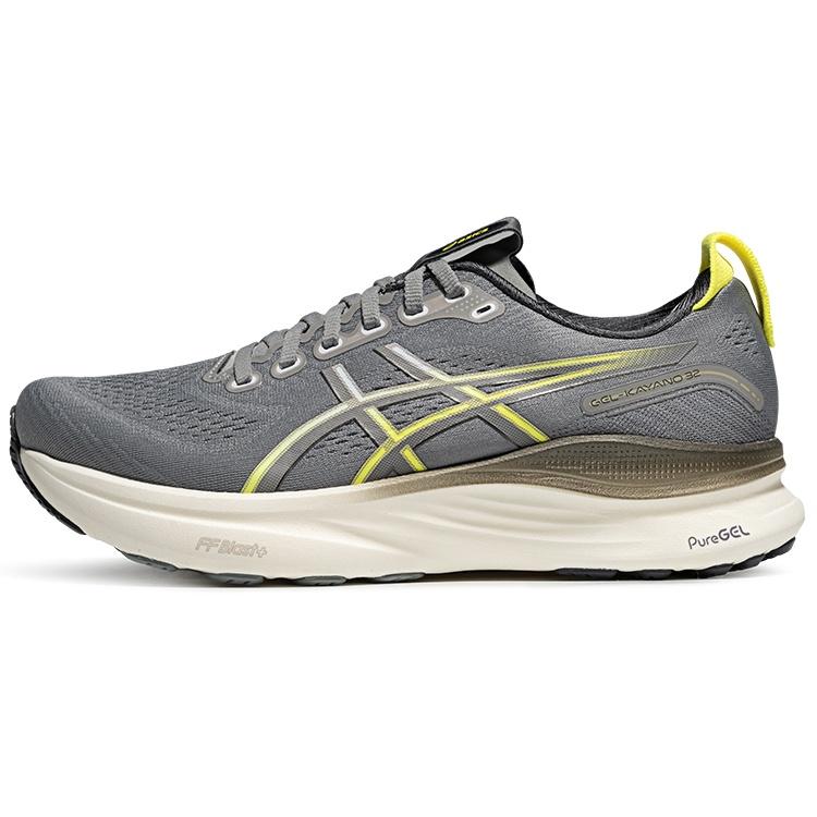 ASICS Gel-Kayano 32  Grey Neon Green  Men s 1011C052-021 EU 40