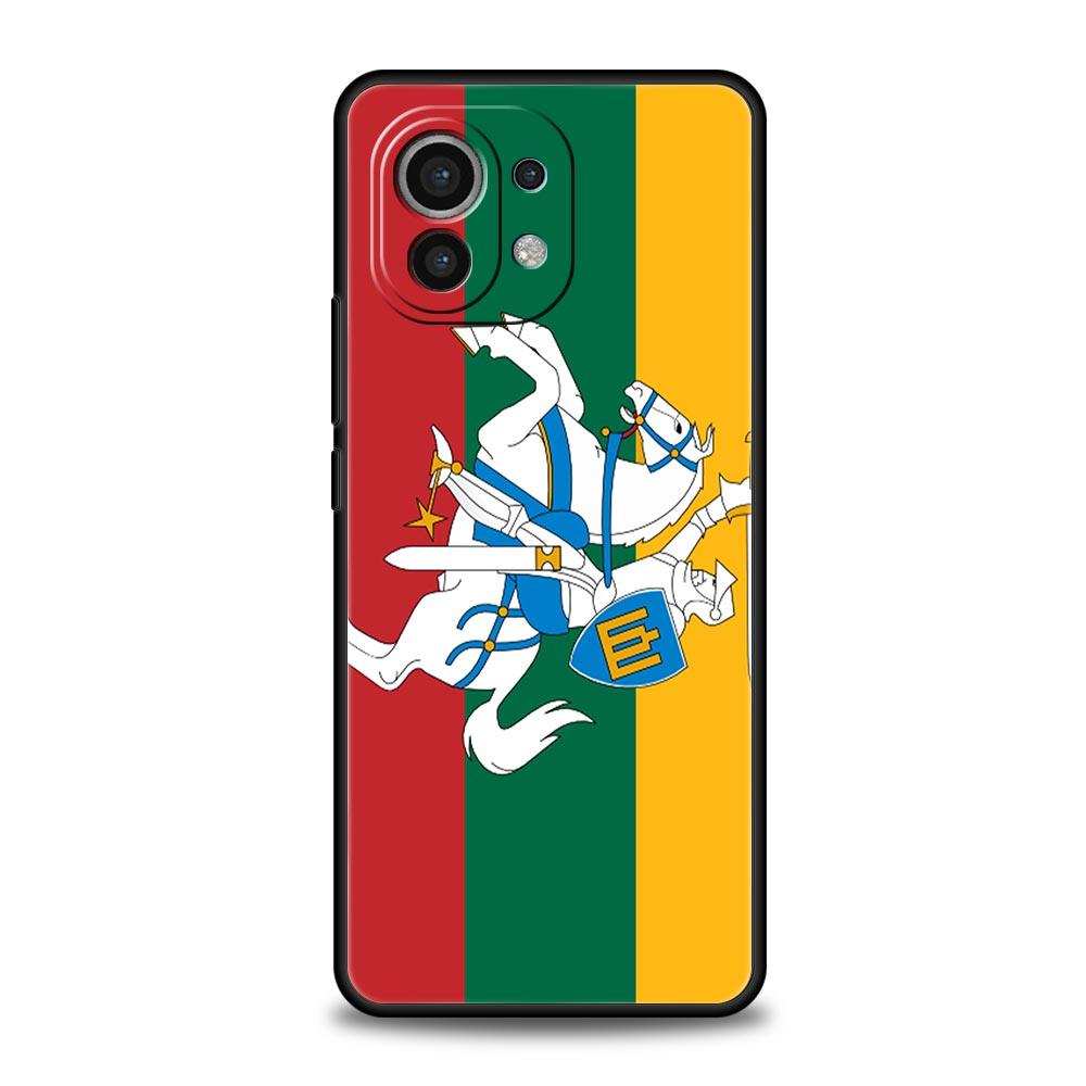 Flag of Lithuania Flag Phone Case For Xiaomi 14 13T 12T Pro 12 13 11 Ultra Mi Note 10 Lite 10T 5G 11X Pro 11T 11i 9T Soft Cover