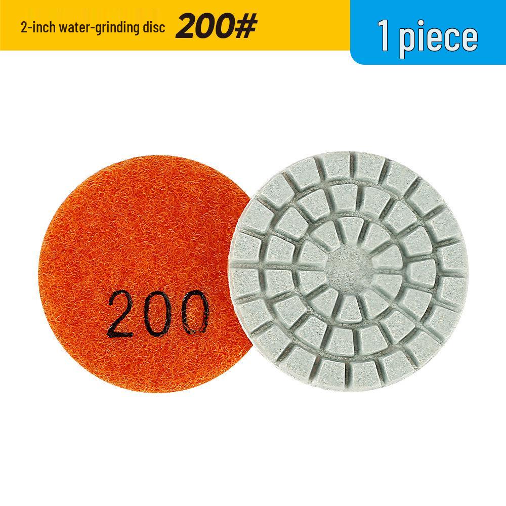 2" Angle Grinder Water Polishing Pad - Small Diamond Dry Polisher for Marble & Stone