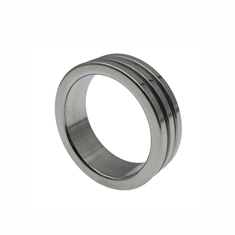 Stainless Steel Penis Ring Lock Essence Widened Weight-Bearing Sex Toys Alternative Passion Sex Tools Adult Toys Binding Set
