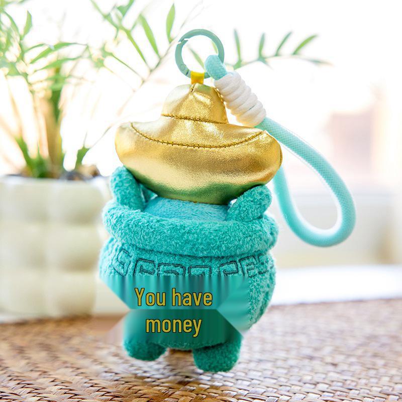 Счастливая Свинья Рог Изобилия Брелок Плюшевый Шарм 13cm (0.048kg)