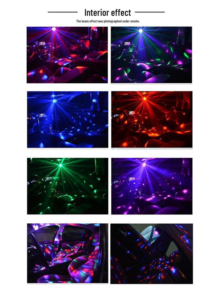USB Rotating LED Disco Ball Party Light